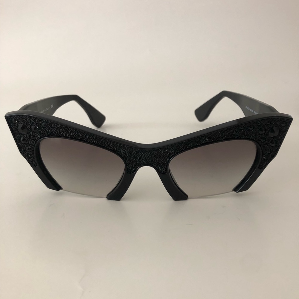 Authentic Miu Miu Razoir Rock sunglasses crystals